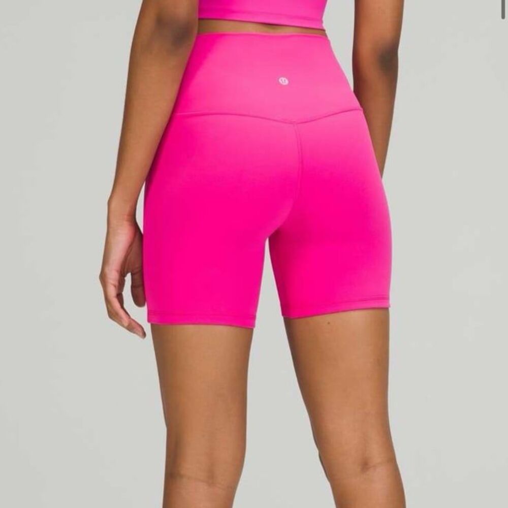 Lululemon Align Short 6” Women’s Size 4 Pink High Rise Nulu Yoga